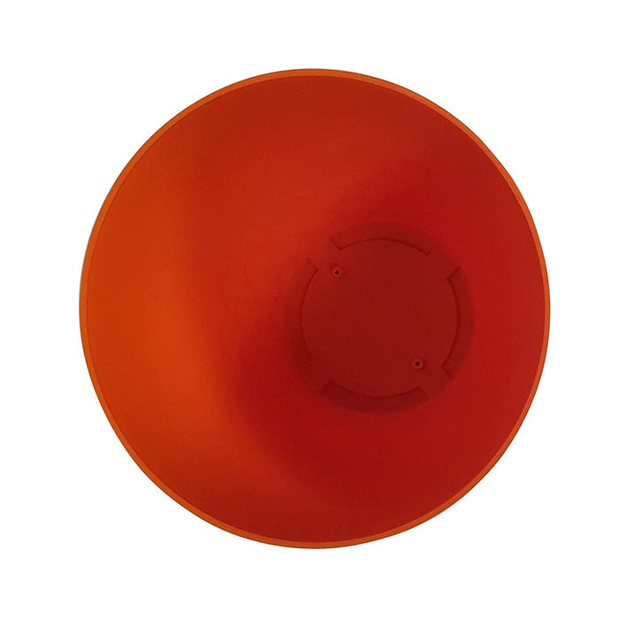 Designer Flora plastic pots for Outdoor (Single) (Orange)