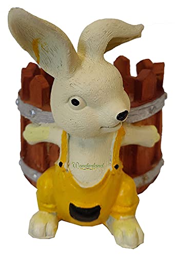 Bunny Succulent Pot for Home and Balcony Decoration (White)