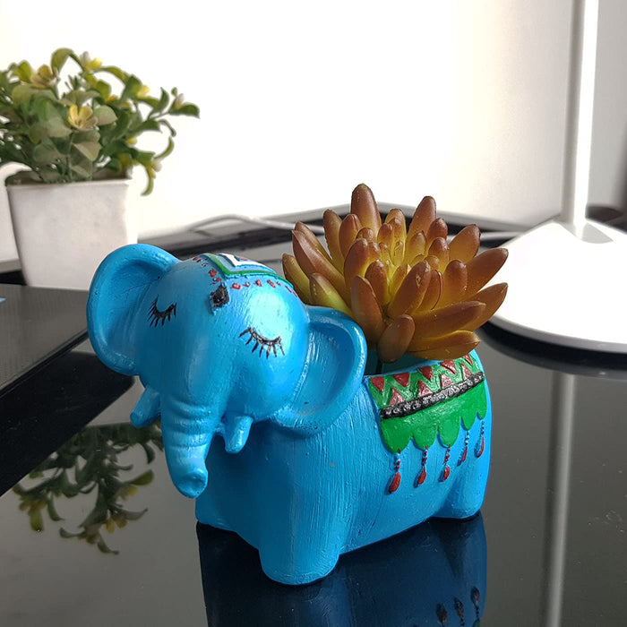 Elephant Shape Succulent Pot for Home and Balcony Decoration - Wonderland Garden Arts and Craft