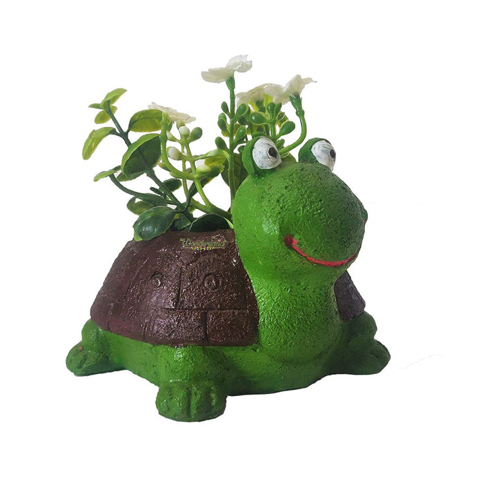 Turtle Shaped Succulent Pot for Home and Balcony Decoration