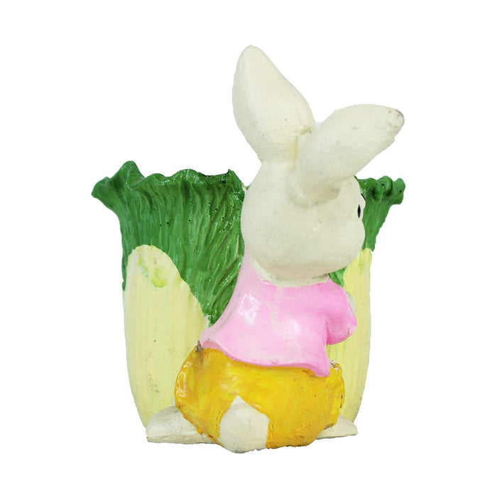 Bunny with Cabbage Succulent  Pot for Home and Balcony Decoration
