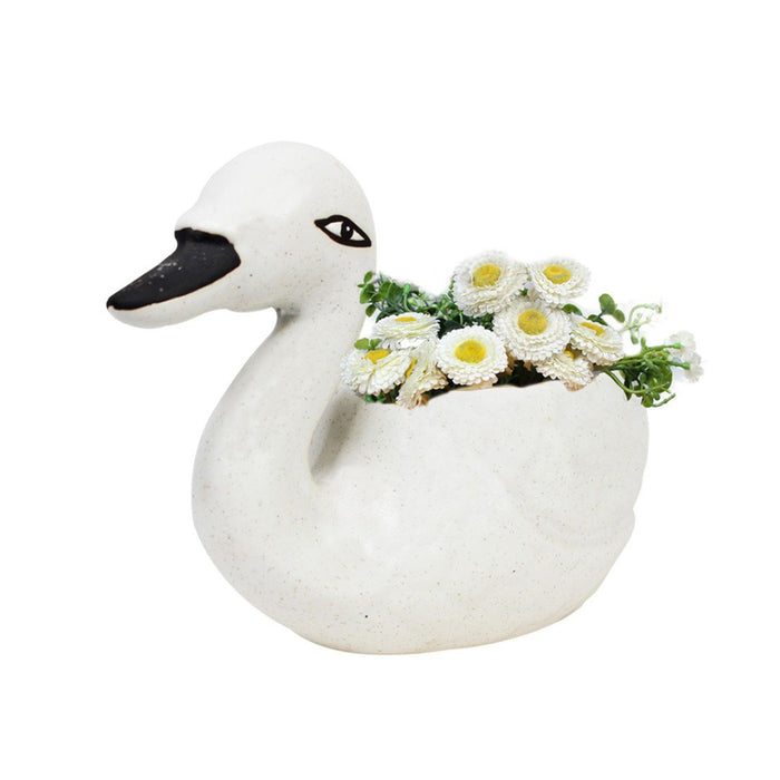 Ceramic Duck Pots for Home and Garden Decoration - Wonderland Garden Arts and Craft