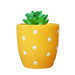 Ceramic Small Dot Pot for Home Decoration (Orange) - Wonderland Garden Arts and Craft