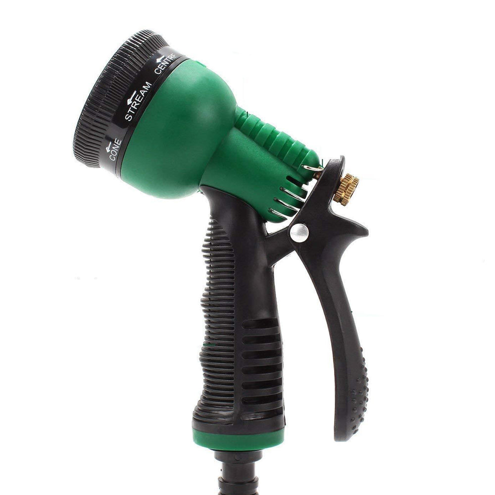 Plastic Trigger Car Washing/Gardening Water Spray Gun (Green and Black)