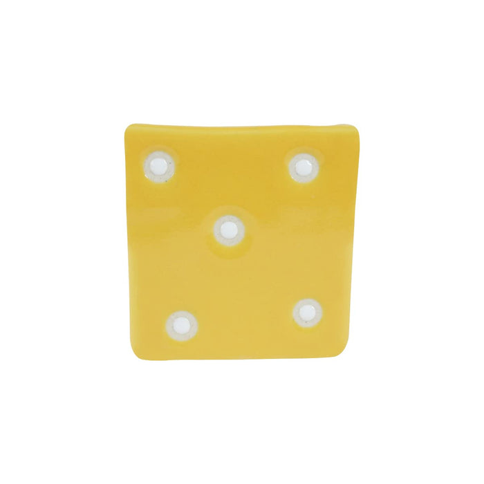 Ceramic planters Small Square Dice Pot (Yellow)