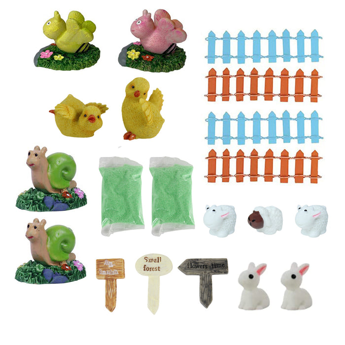 (Set of 20) Miniature Toys Combo (Garden DIY Kit)