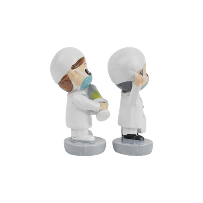 Miniaure Doctor Nurse ( Set of 2) ( Miniature Toys , Miniature Accessories)